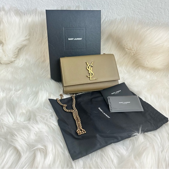 Saint Laurent Kate Small Crossbody In Grain made in Italy. - Picture 2 of 9